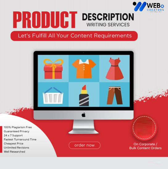 Product Description Writing Services | Best Digital Marketing Agency | Web Design in Edmonton, AB for online stores