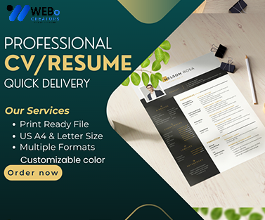 Elegant Resume Design Service, CV designs, CV writing in Edmonton, AB For Gain Job