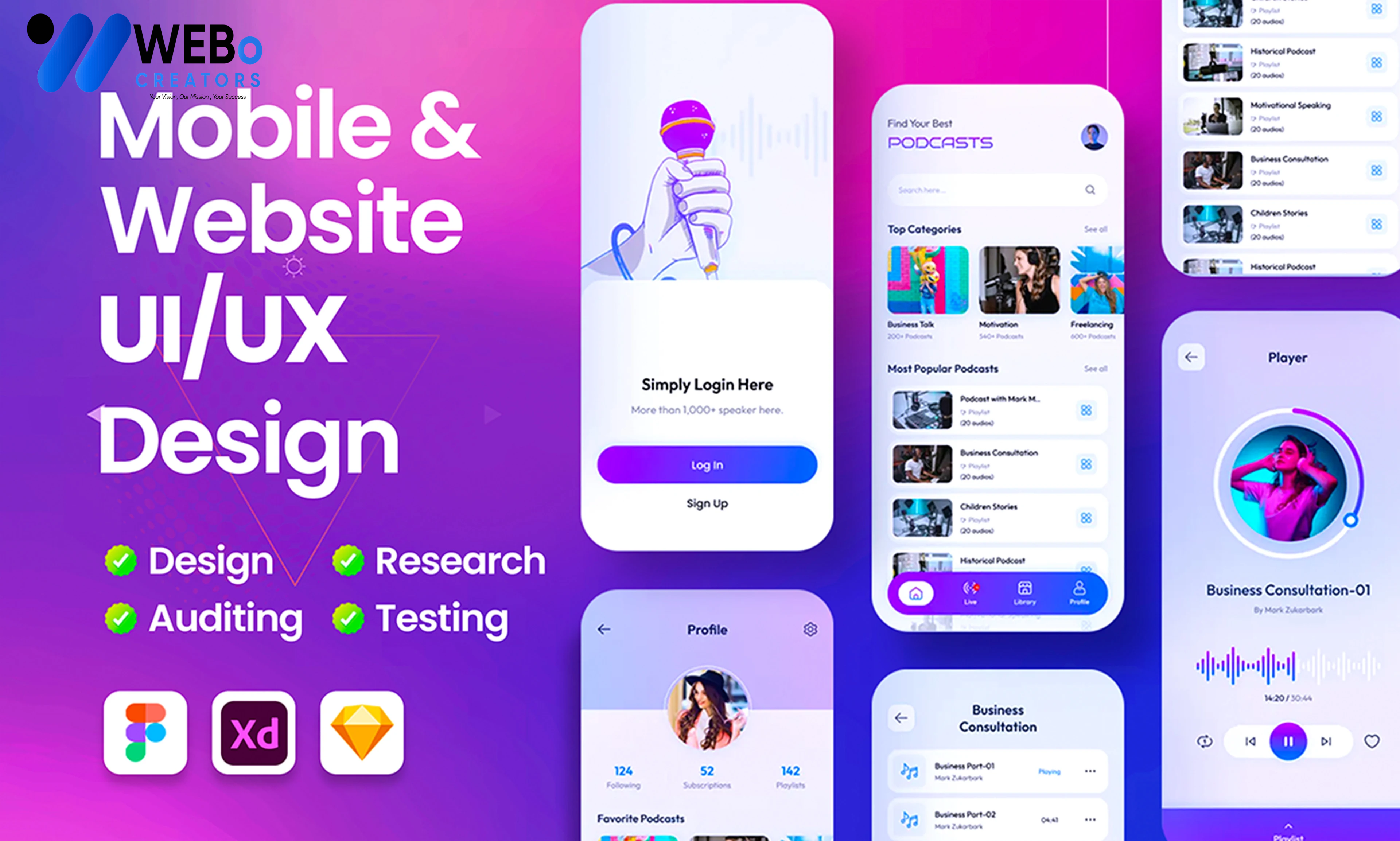 Flutter App UI/UX Design | Beautiful Flutter Interface Design in Edmonton, AB